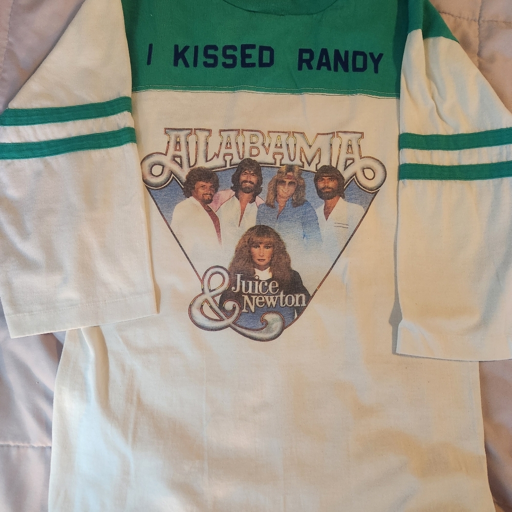 Vintage 1983 country band Alabama concert tee